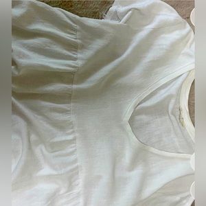 cute white babydol style top